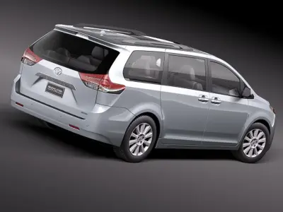 Toyota Sienna 2011 3D model