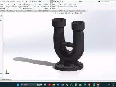 Rambottom Safety Valve 3D CAD Model Assembly 3D model