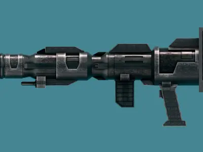 Ion Blaster Optimus Primes G1  Low-poly 3D model