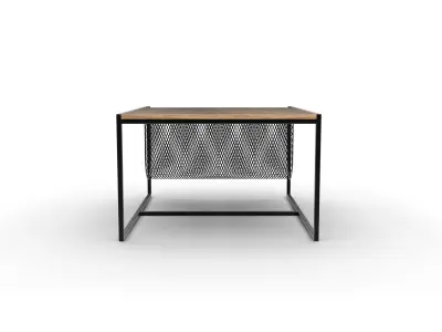 Industrial Minimalist Coffee Table 3D model