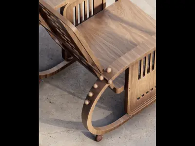 Sitzmaschine Armchair by Josef Hoffmann 3D model