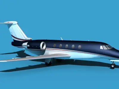 Cessna Citation 650 III V05 3D model