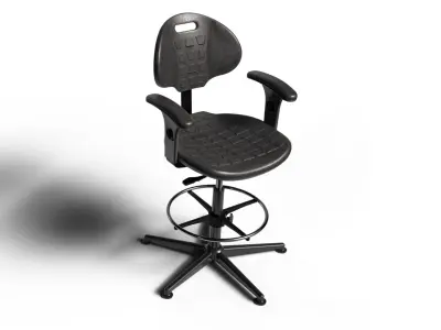 3d model of a chair Low-poly 3D model