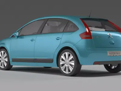 Citroen C4 3D model