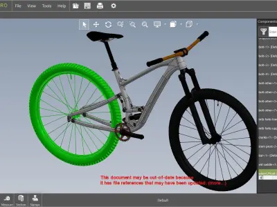 Bicycle - 2015 mountain-bike 3D model