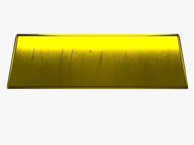 Gold Bar 3D model buy