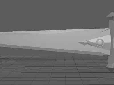 Amons Sword Free low-poly 3D model