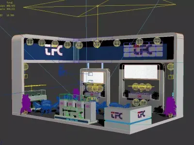 Exhibition - Area - 6X9-3DMAX2009-024 3D model