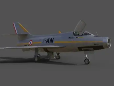 MYSTERE IV  N 117  Provence Nancy Free 3D model