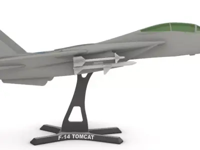 F 14 Tomcat  3D print model