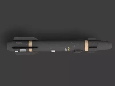 AGM-114 Hellfire  Low-poly 3D model
