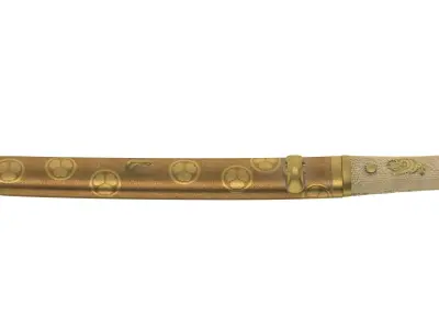 Tanto Short Sword 3D model