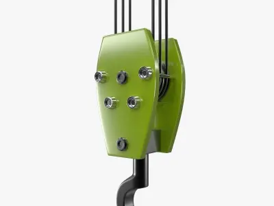 Crane Hook 3D model 3