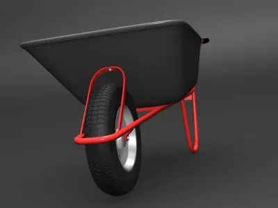 Wheelbarrow1 wheelbarrow 3D model