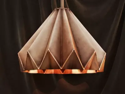 Flamant jasper chandelier 3D model