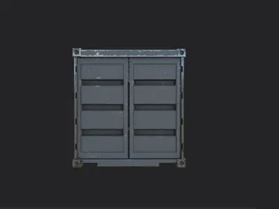 ship container 3D model
