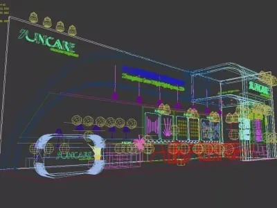 Exhibition - Area -3X12-3DMAX2009-31 3D model