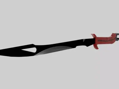 SWORD MODEL Low-poly 3D model 6
