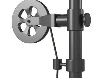 Carbon Loft - Table Lamp with Pulley System 3D model