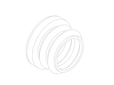 PIPE FITTINGS-PIPE COVER 3D model