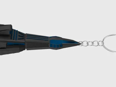  Space Ship Keychain 