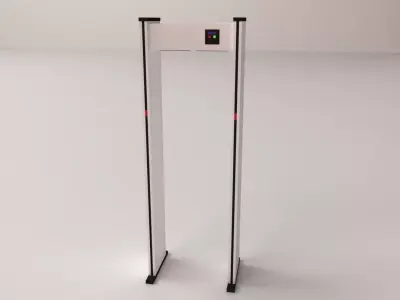 Metal Detector Gate 3D model