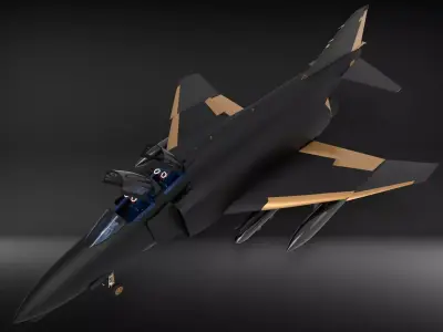 F-4 Phantom 3D model by octagram14