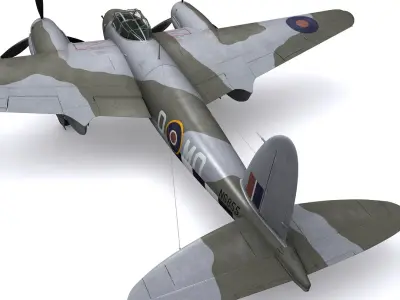 DeHavilland Mosquito FB.Mk.VI 3D model