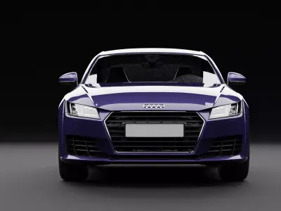 Audi TT Night Blue Metallic 3D model
