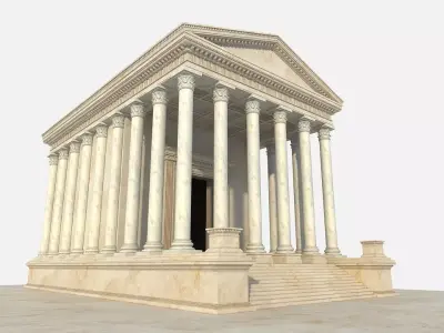 Ancient Temple 3D model get