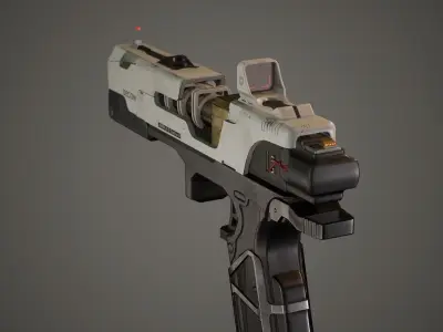 Sci-Fi Weapon Pack Mini Low-poly 3D model