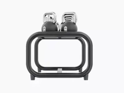 Technogym Kettlebell Storage 3D model