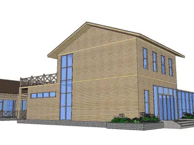 Creative Design-Holiday Cabin-0123 3D model