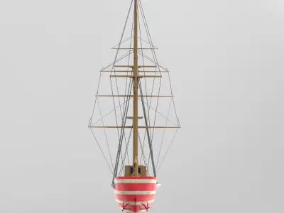 Santa Maria Ship 3D model