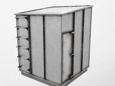 air pump building 3D model