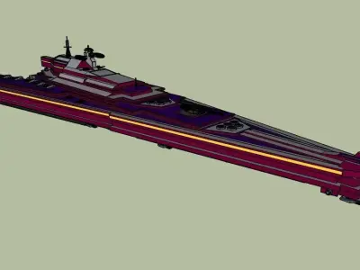 Angular - destroyer class Free 3D model