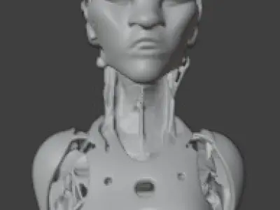 robot  3D model order