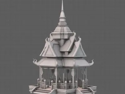 Pagoda V10 3D model