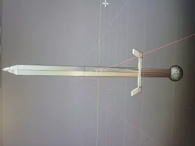 fantasy melee bundle Low-poly 3D model