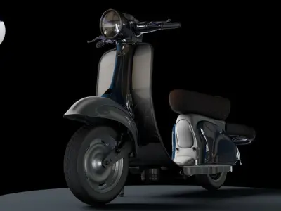 Scotter Siambretta Lambretta 3D model