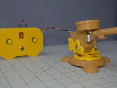 Turrent Gun 3D print model