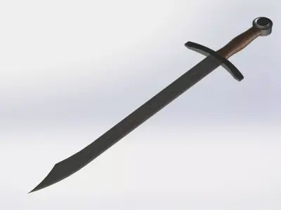 WG 7002 - Cleaver Low-poly 3D model