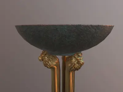 Fire Torch 3D model purchase