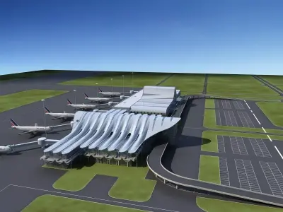 Airport 3D model purchase