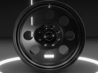 CBM American Racing AR172 Baja Wheel - Off-Road Beast Low-poly 3D model