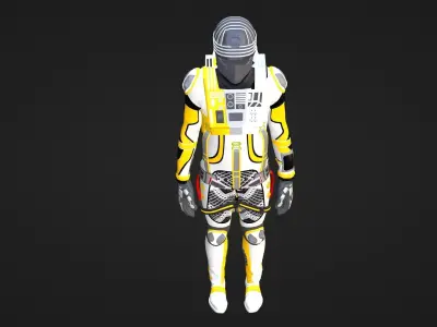 Robot Soldier - Assault Soldier Low-poly 3D model shop