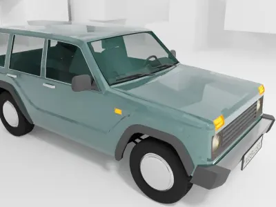 4x4 car 3D model
