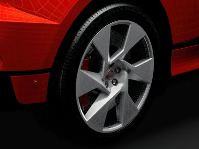 Jaguar I Pace EV400 ADW SE 2019 wheel 3D model