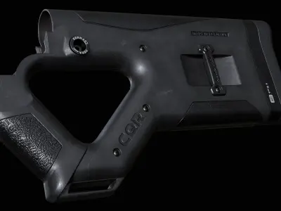 Hera arms CQR buttstock Free low-poly 3D model