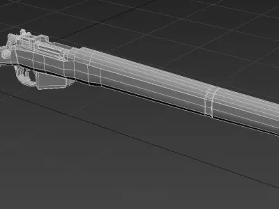 Lee Einfield WW2 Weapon Low-poly 3D model